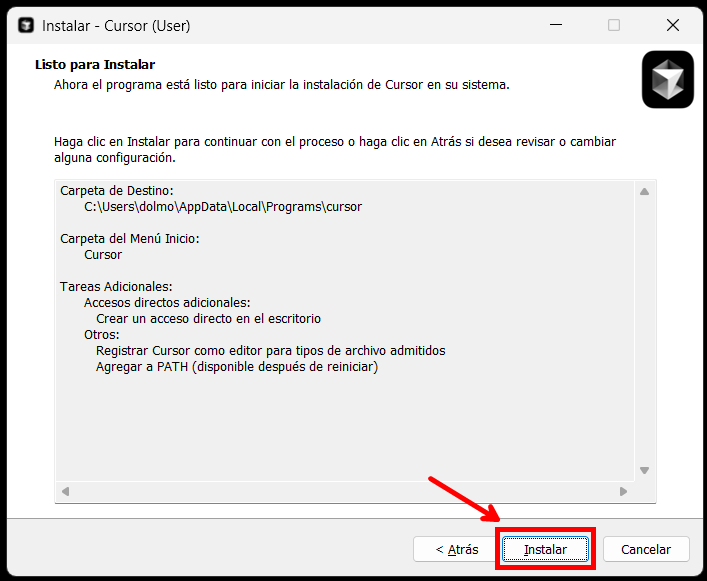 Paso para instalar.