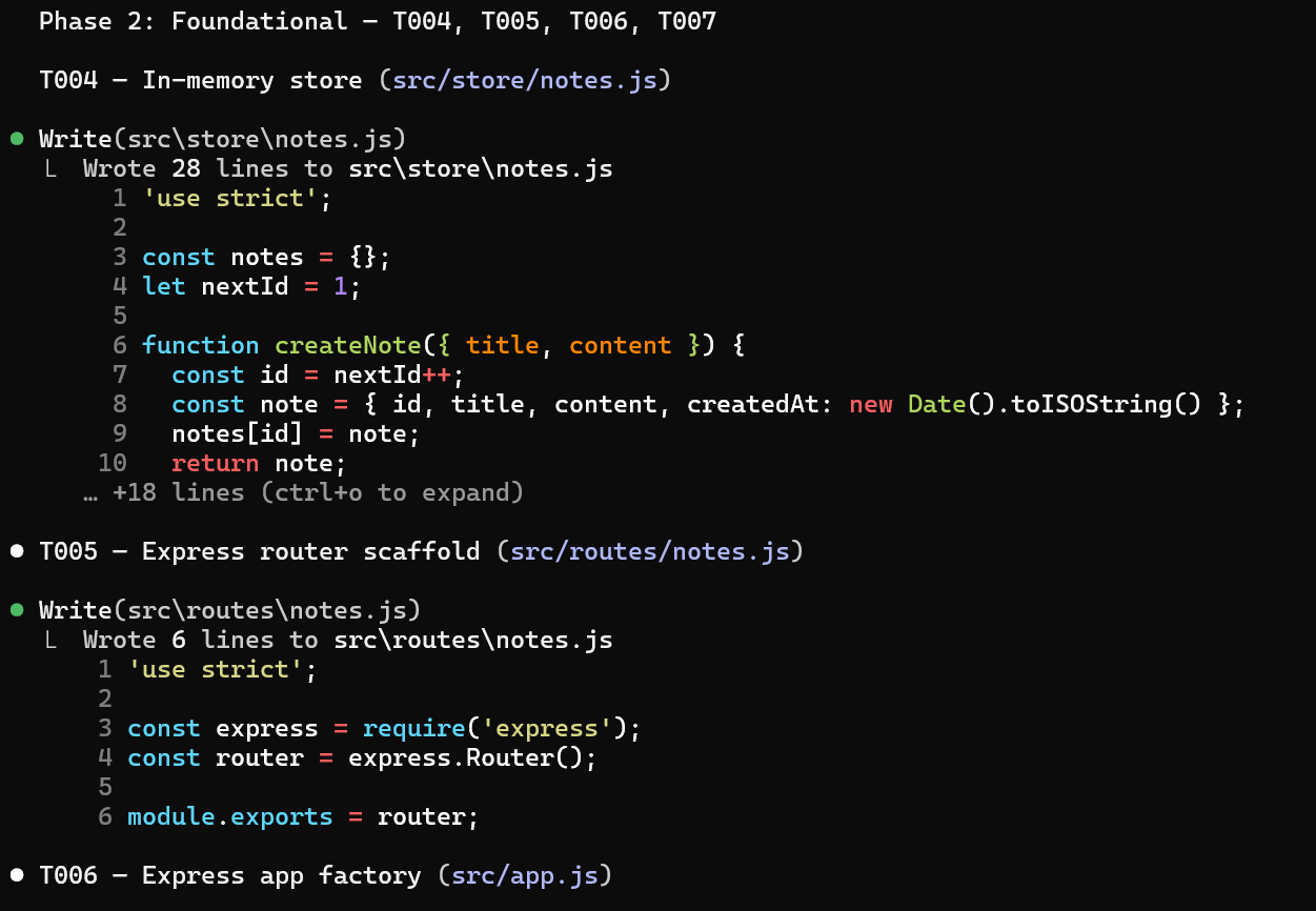 Ejecución del comando /speckit.implement (2)