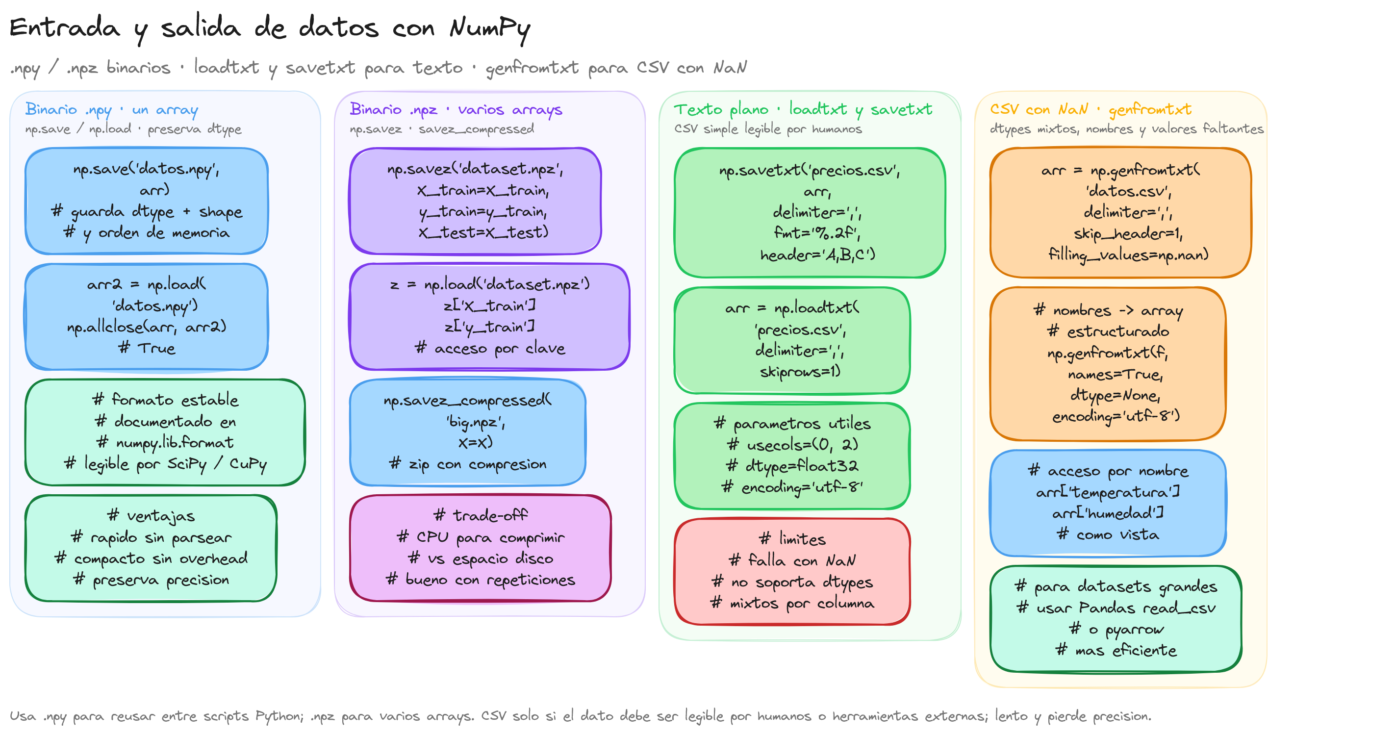 Diagrama: tutorial-numpy-entrada-salida-archivos