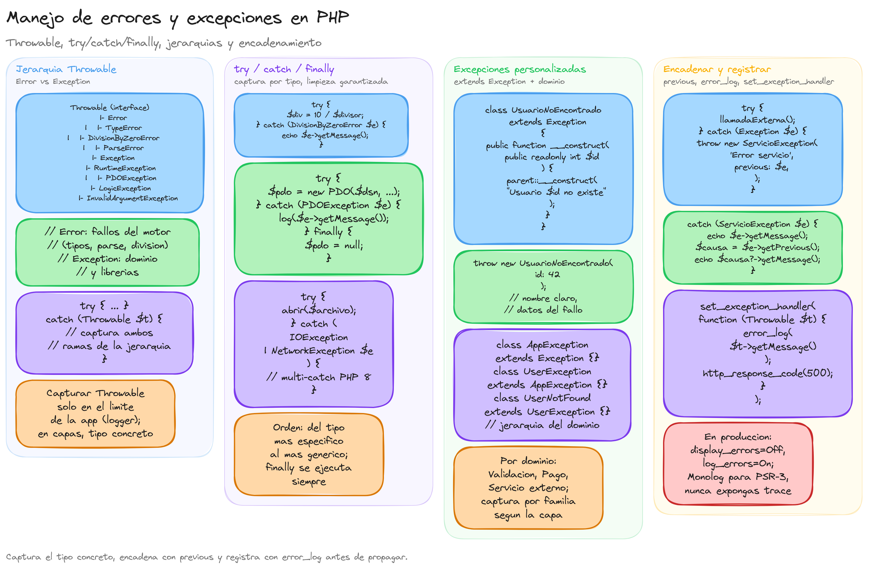Diagrama: tutorial-php-excepciones-errores-manejo