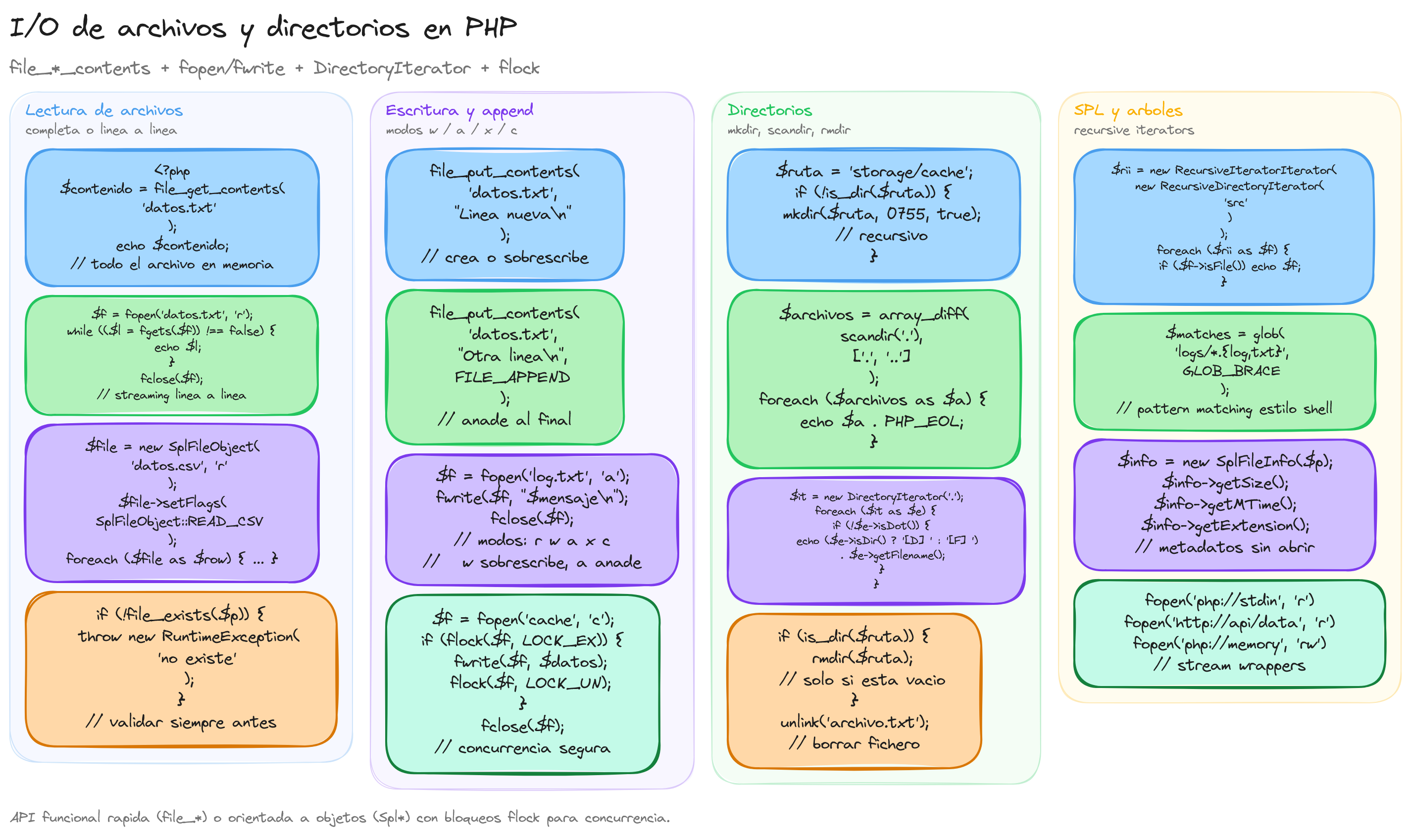 Diagrama: tutorial-php-io-archivos-directorios-entrada-y-salida