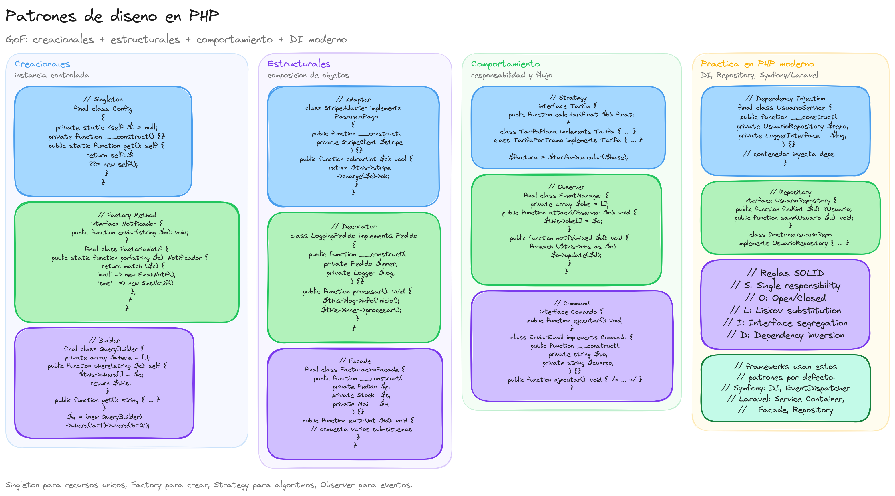 Diagrama: tutorial-php-patrones-de-diseno-design-patterns-arquitectura
