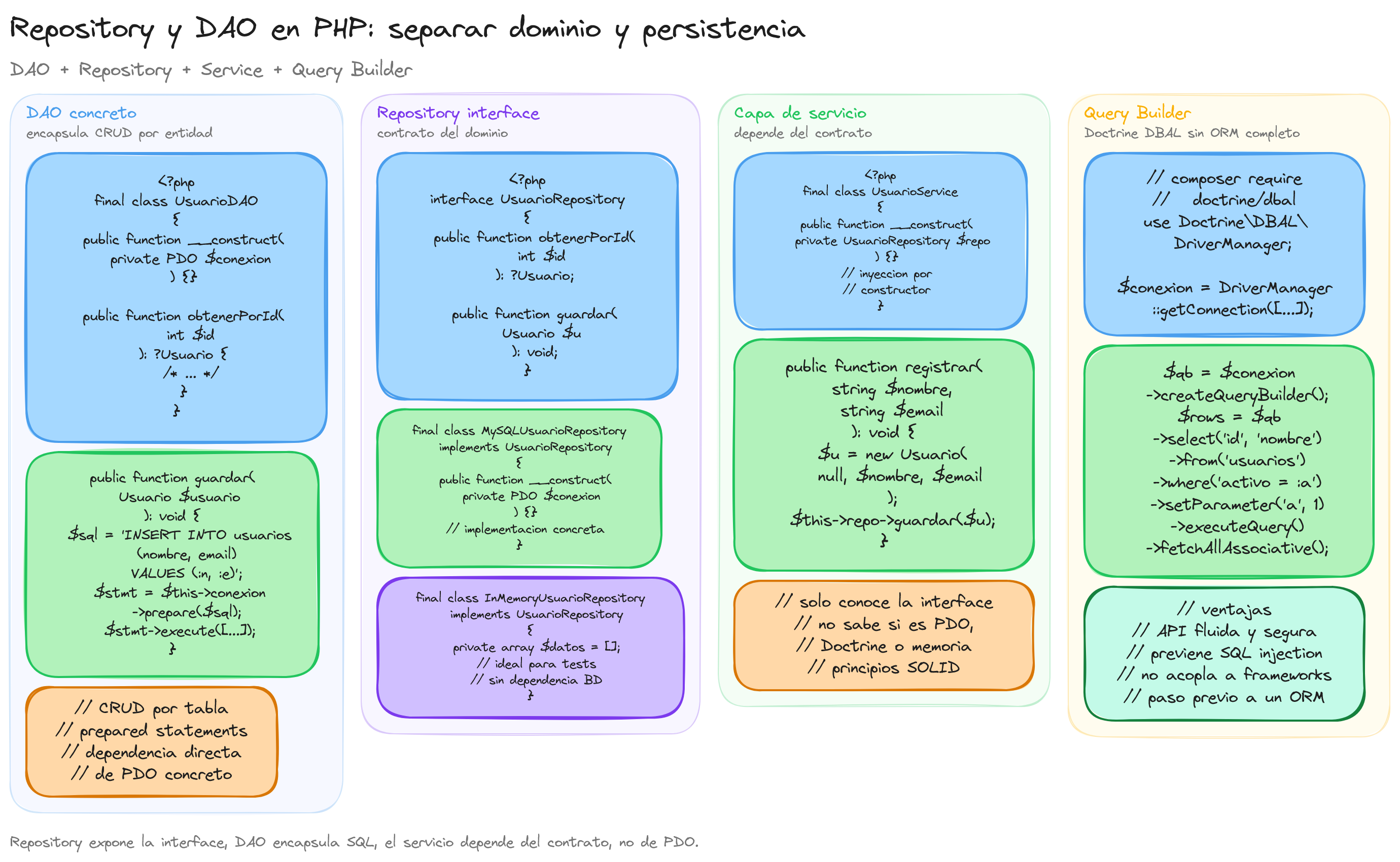 Diagrama: tutorial-php-persistencia-patron-repository-y-dao