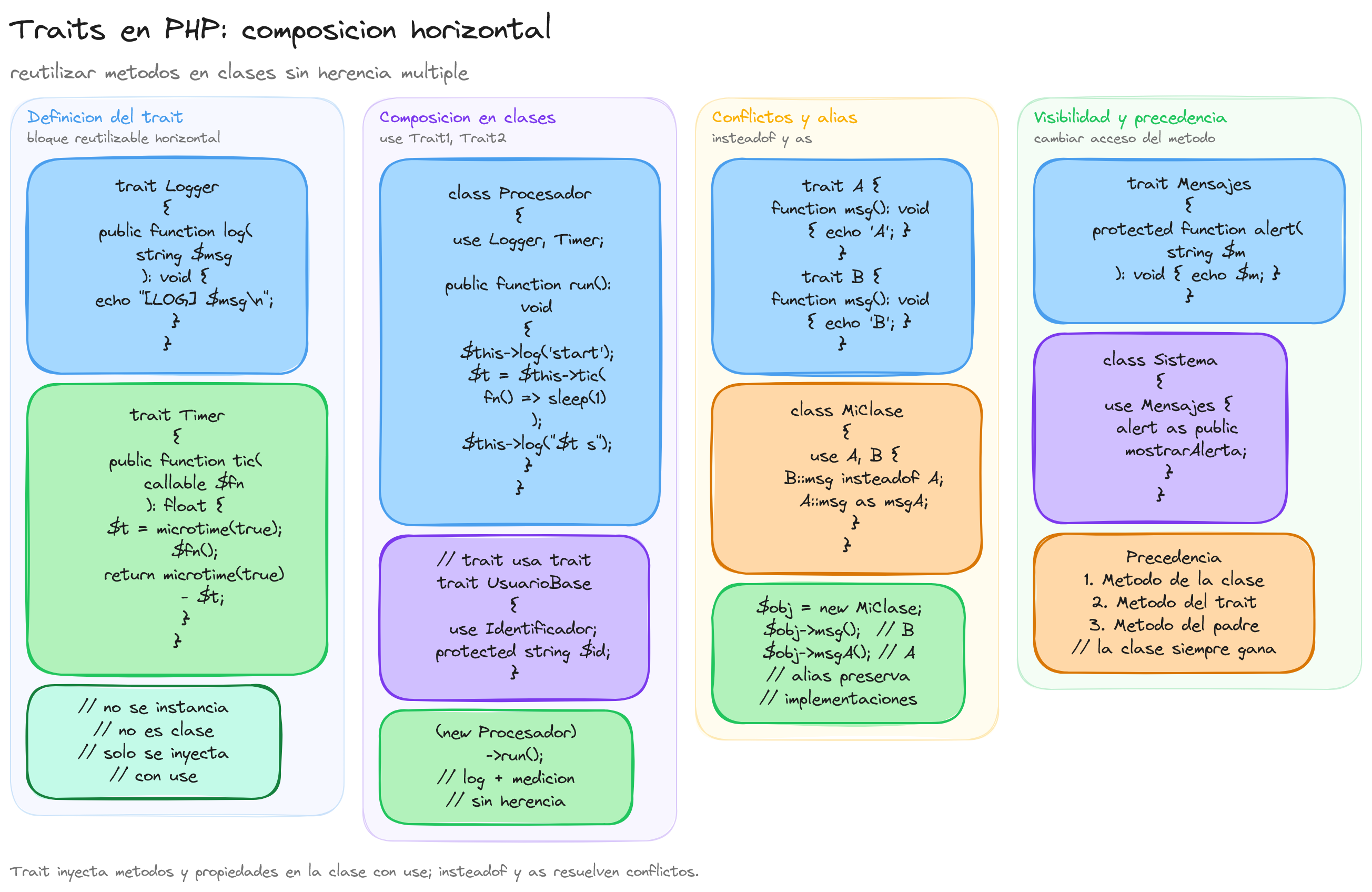 Diagrama: tutorial-php-traits-deficion-y-uso