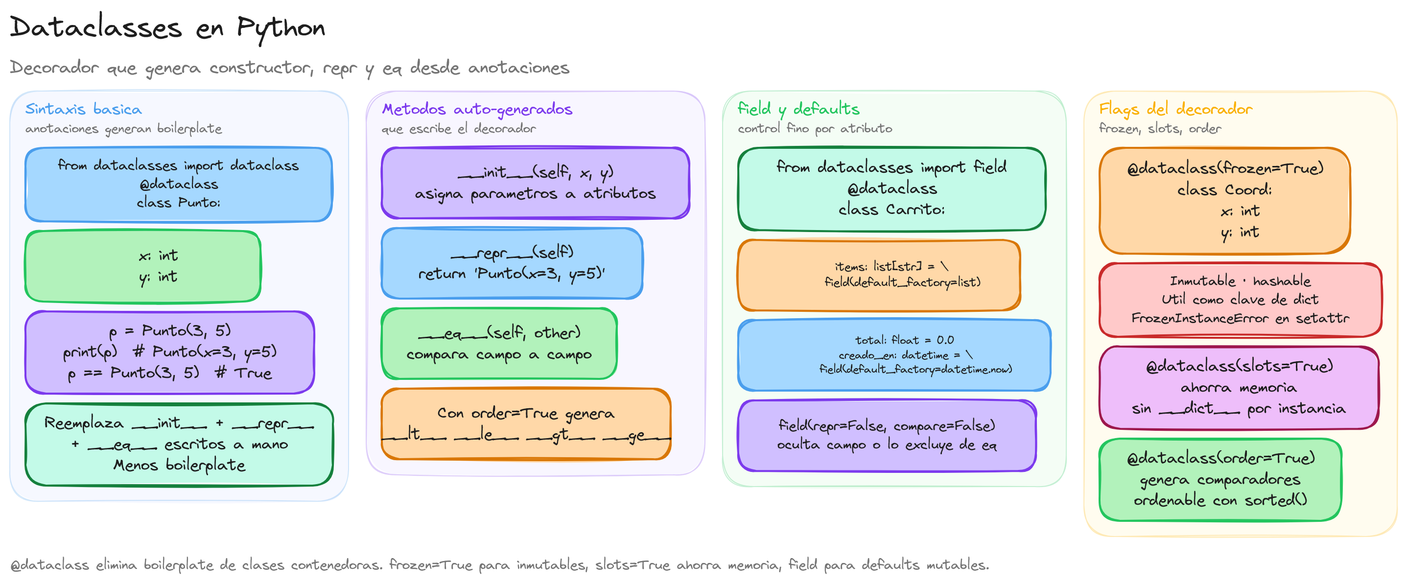 Diagrama: tutorial-python-dataclasses