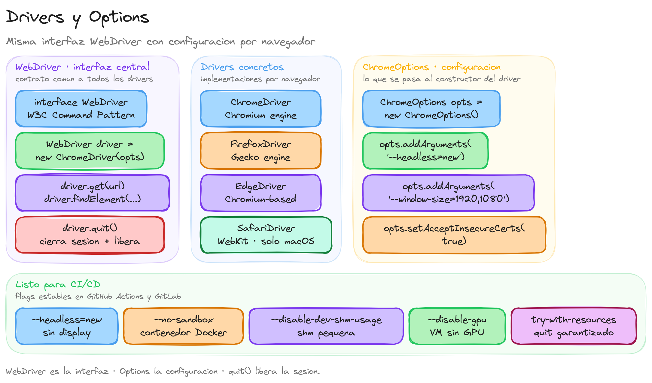 Diagrama: tutorial-selenium-drivers-options