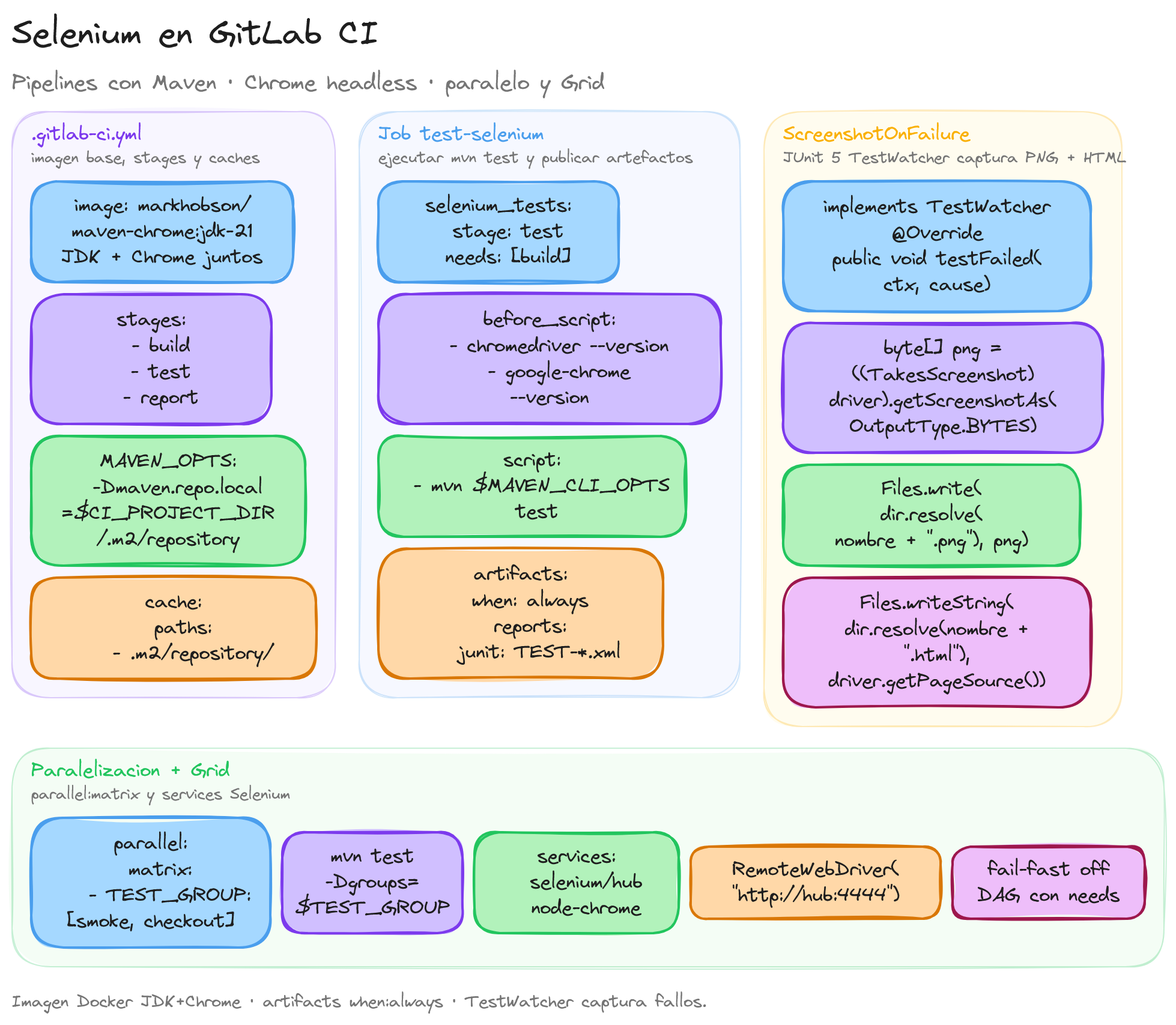 Diagrama: tutorial-selenium-gitlab-ci