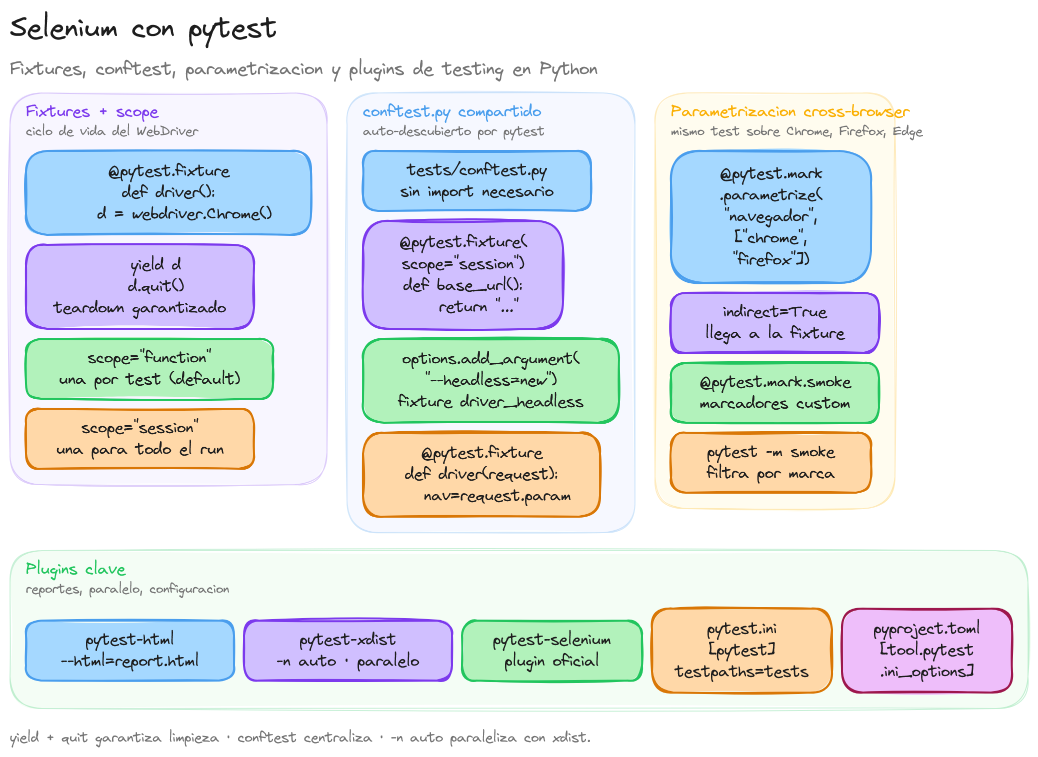Diagrama: tutorial-selenium-pytest-integracion