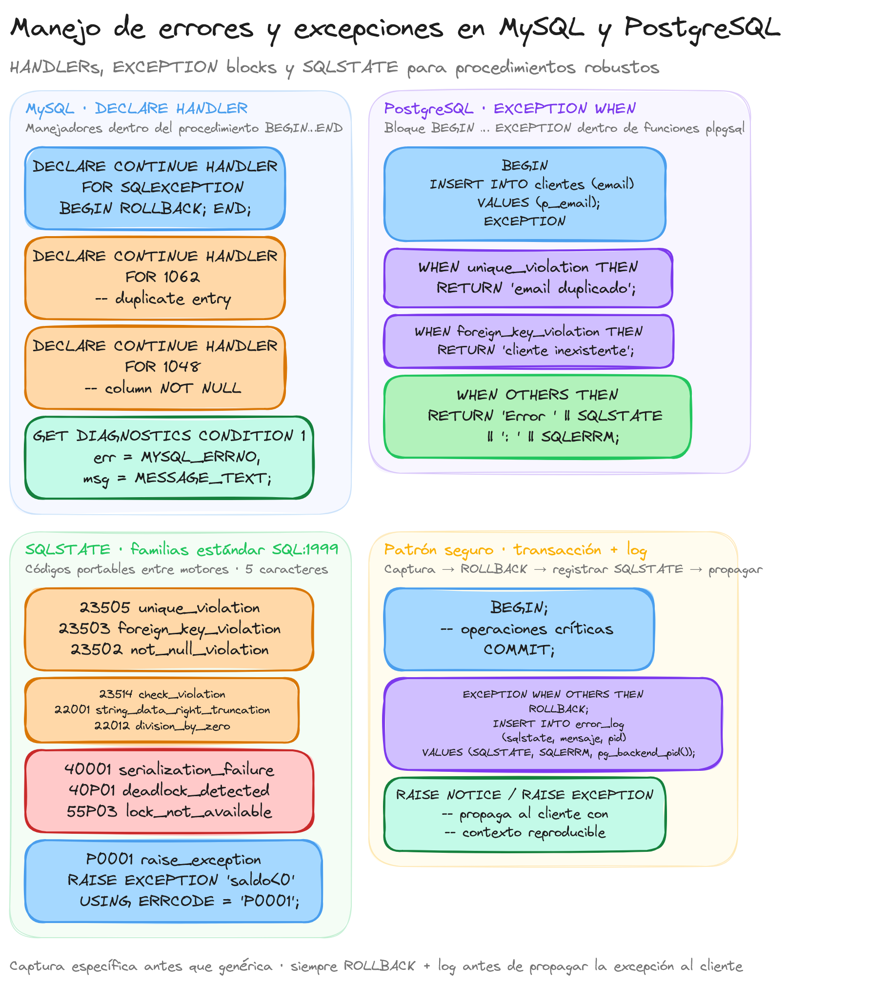 Diagrama: tutorial-sql-errores-excepciones