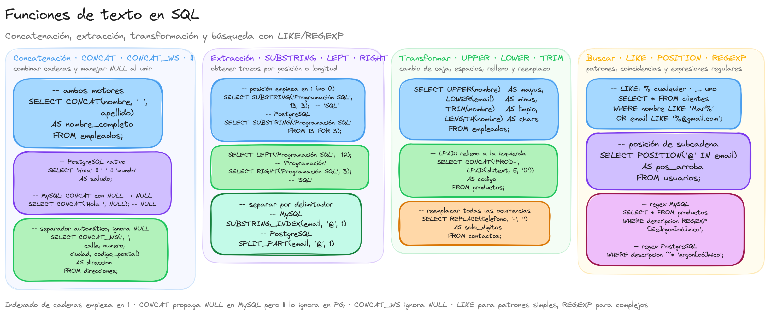 Diagrama: tutorial-sql-funciones-texto