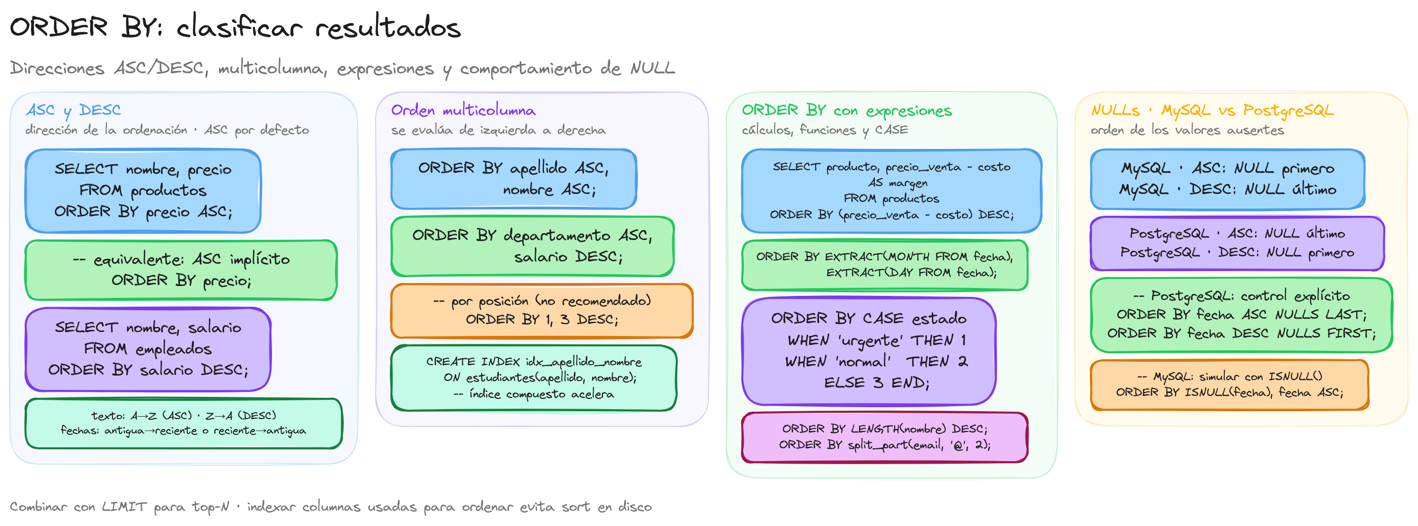 Diagrama: tutorial-sql-order-by