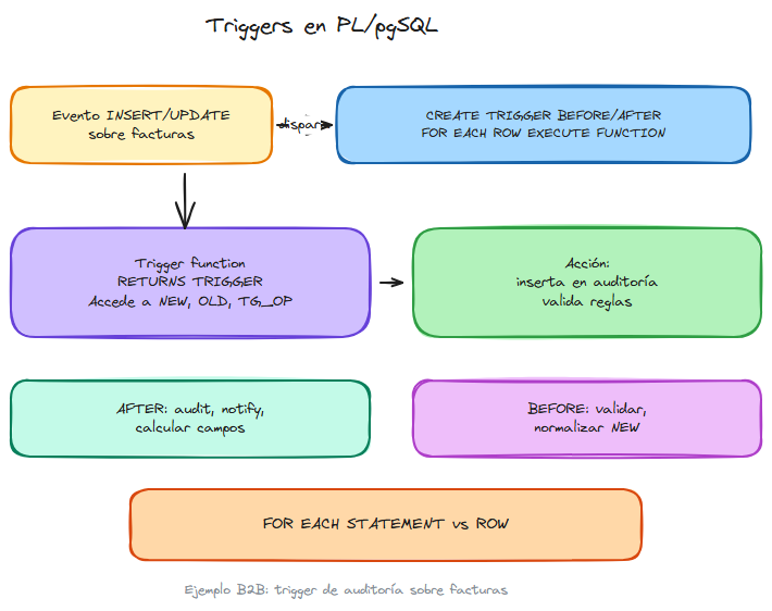 Diagrama: Sql plpgsql triggers