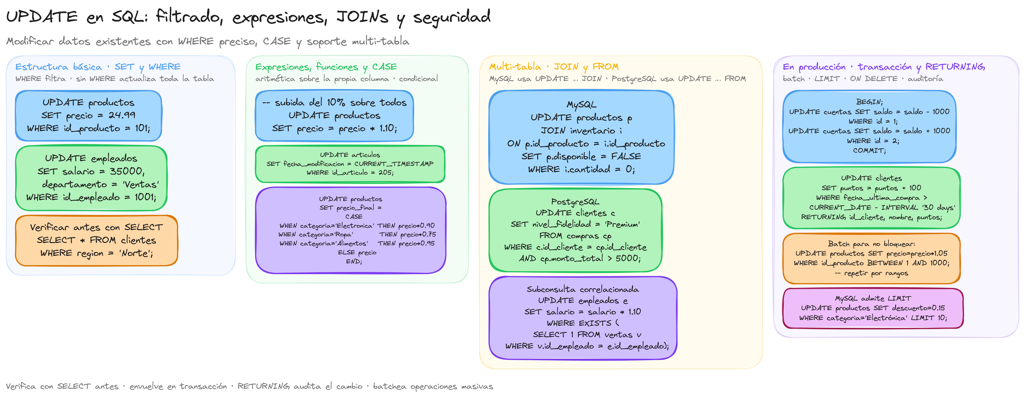 Diagrama: tutorial-sql-update